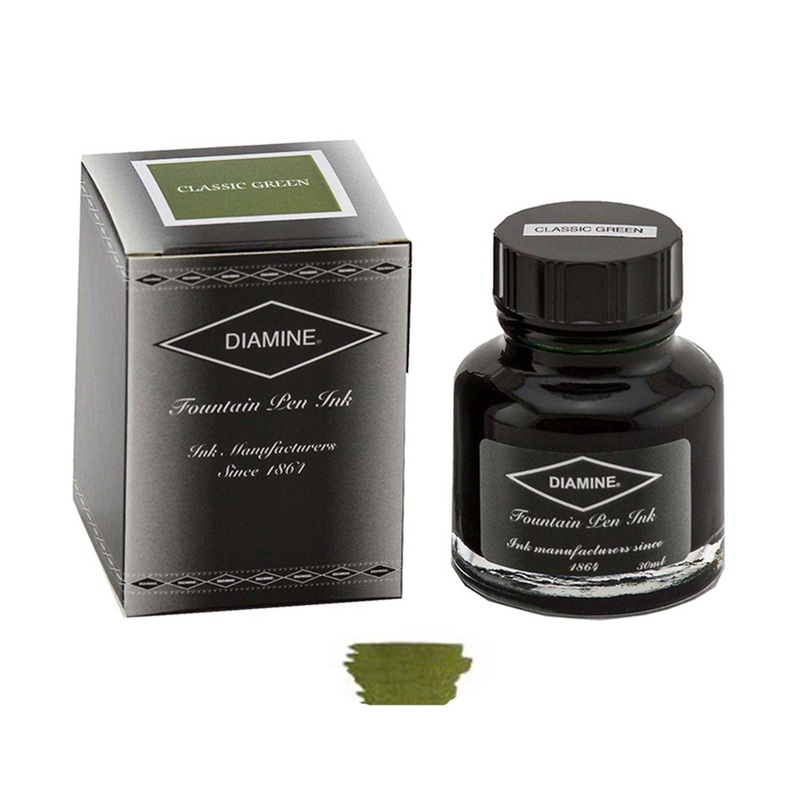 Diamine Classic Green Ink Bottle - 30ml