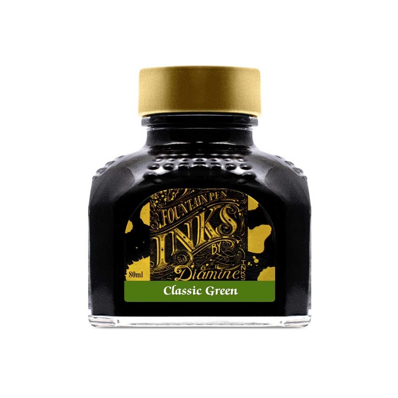 Diamine Classic Green Ink Bottle - 80ml