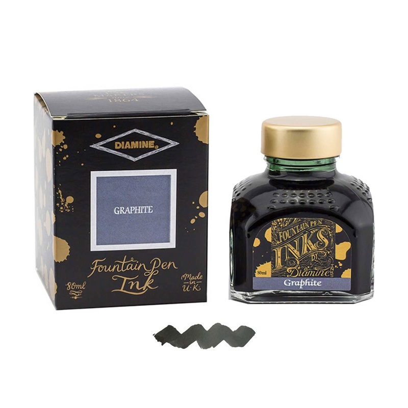Diamine Graphite Ink Bottle - 80ml
