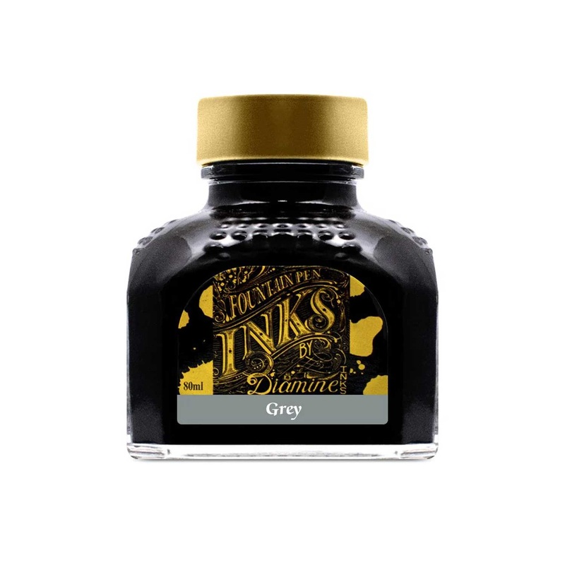 Diamine Grey Ink Bottle - 80ml