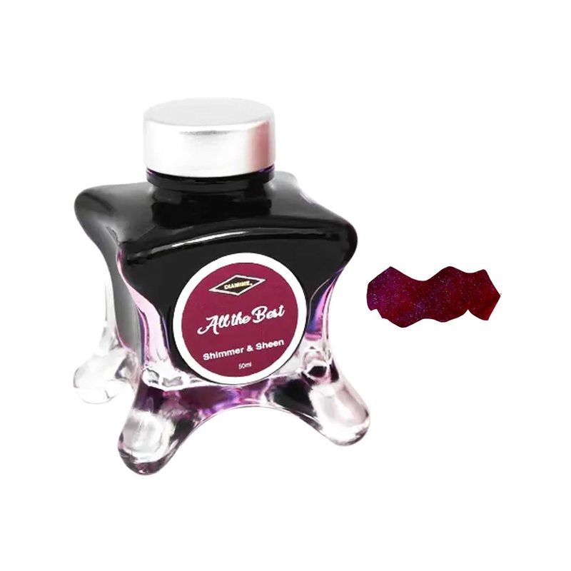 Diamine Inkvent Shimmer & Sheen Ink Bottle, All The Best - 50ml