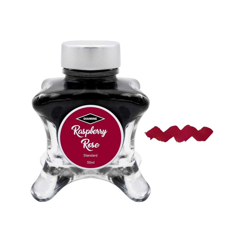 Diamine Inkvent Standard Ink Bottle, Raspberry Rose - 50ml