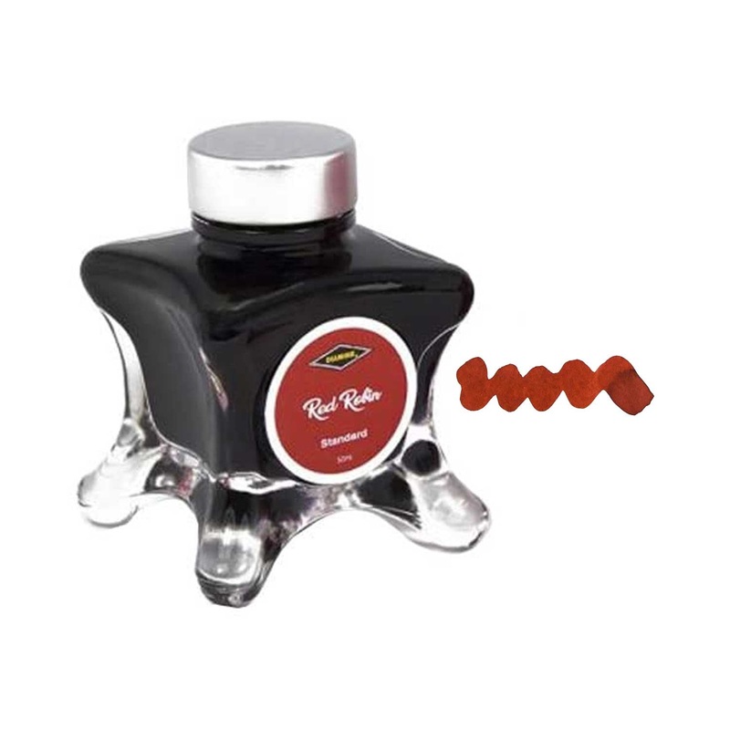 Diamine Inkvent Standard Ink Bottle, Red Robin - 50ml