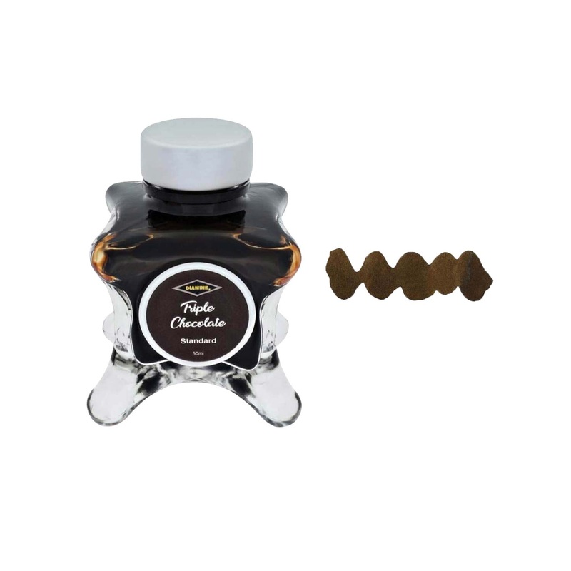 Diamine Inkvent Standard Ink Bottle, Triple Chocolate - 50ml