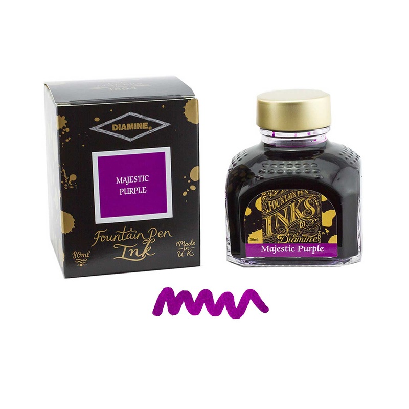 Diamine Majestic Purple Ink Bottle - 80ml