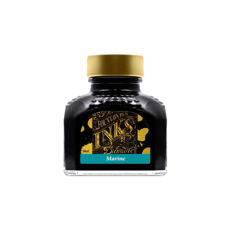 Diamine Marine Ink Bottle - 80ml