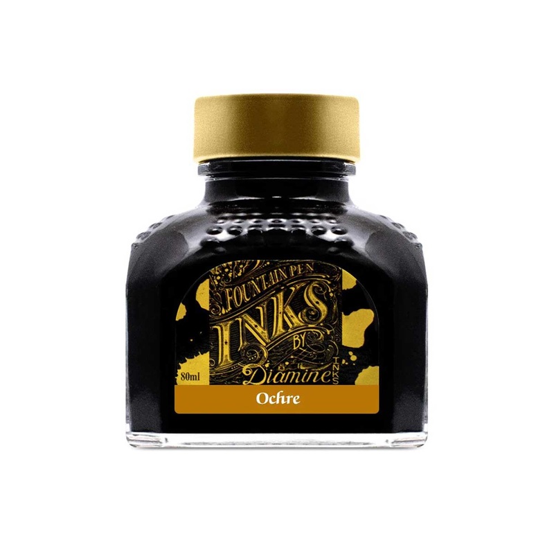 Diamine Ochre Ink Bottle - 80ml