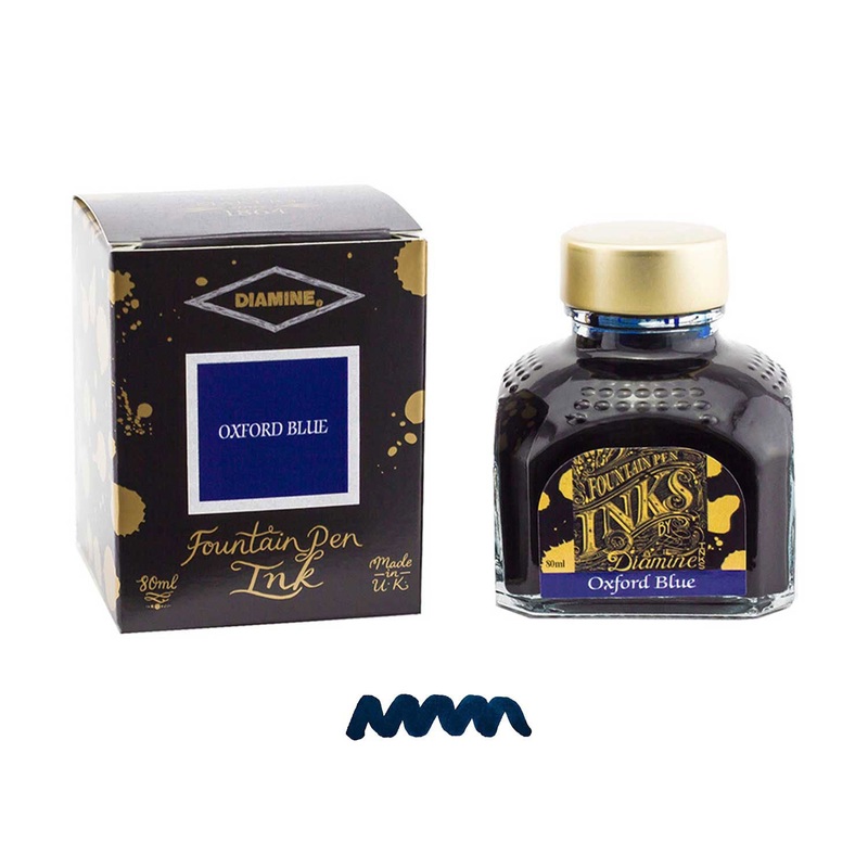 Diamine Oxford Blue Ink Bottle - 80ml