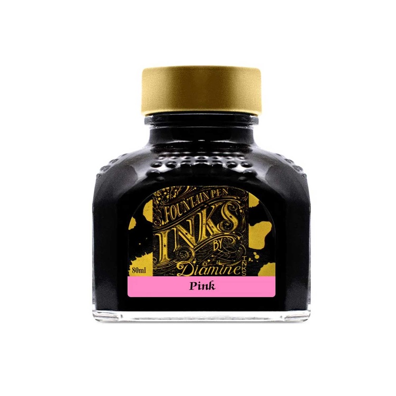 Diamine Pink Ink Bottle - 80ml