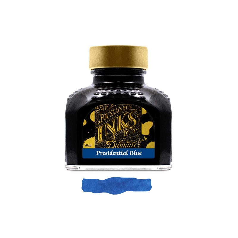 Diamine Presidential Blue Ink Bottle - 80ml