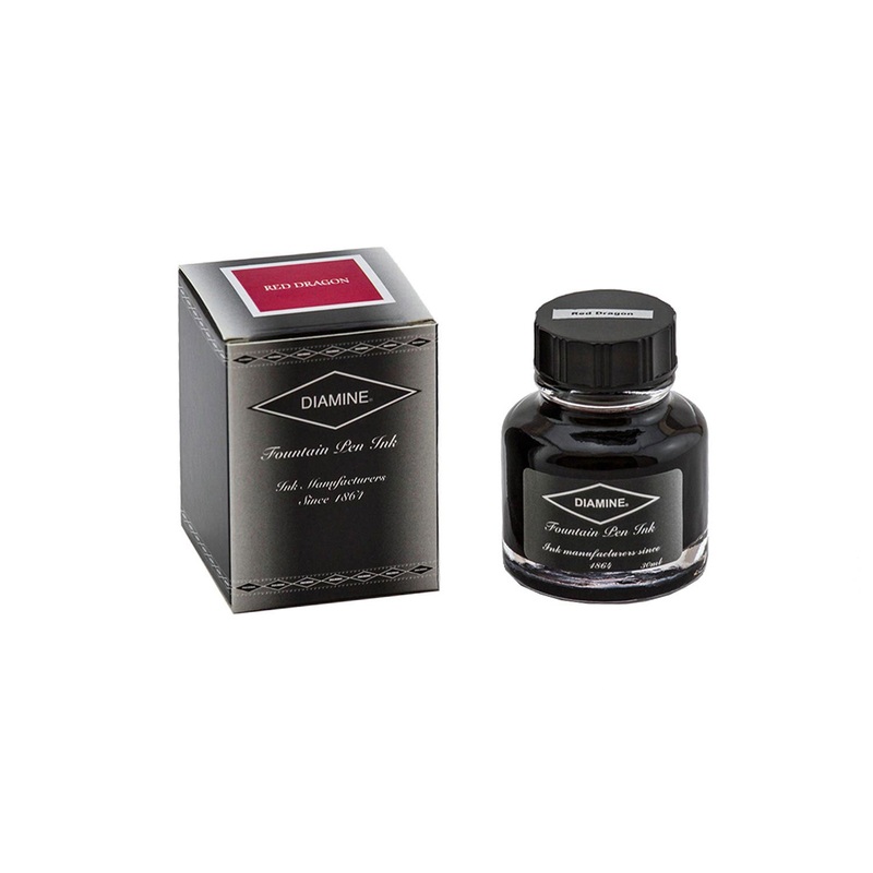 Diamine Red Dragon Ink Bottle - 30ml