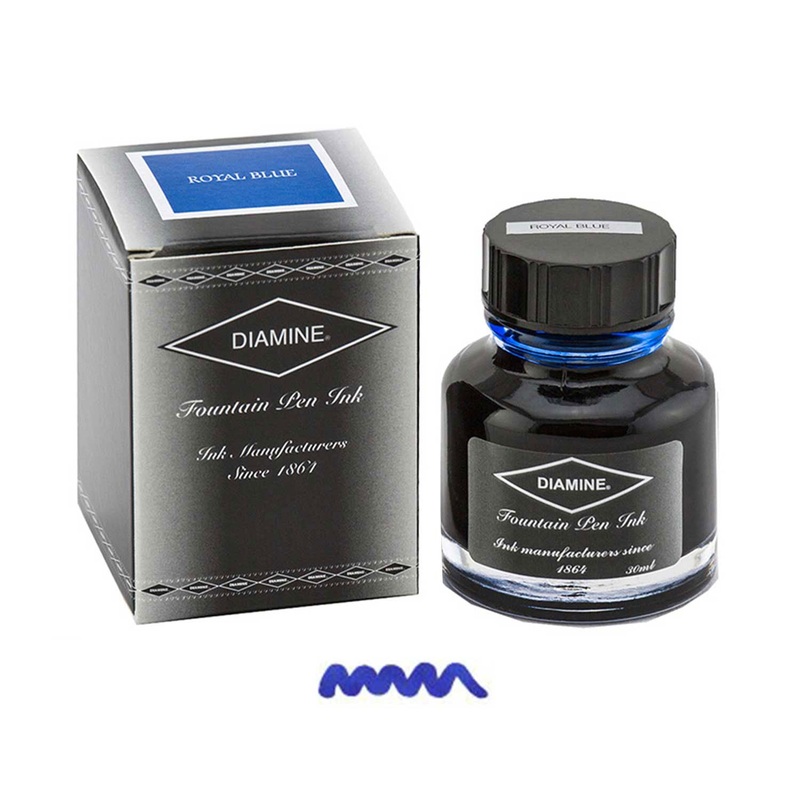 Diamine Royal Blue Ink Bottle - 30ml