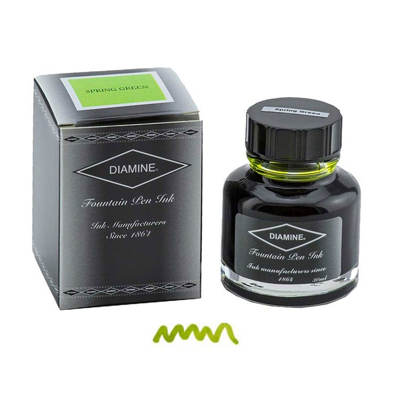 Diamine Spring Green Ink Bottle - 30ml