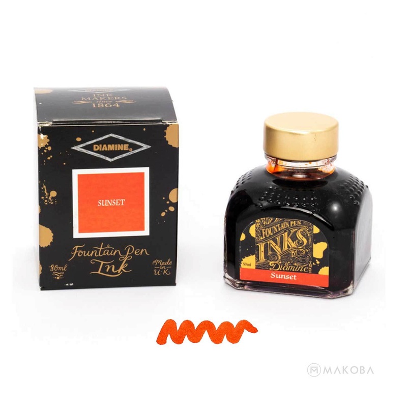 Diamine Sunset Ink Bottle - 80ml