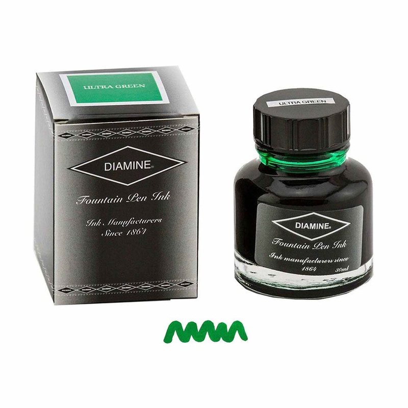 Diamine Ultra Green Ink Bottle - 30ml