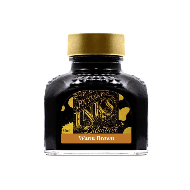 Diamine Warm Brown Ink Bottle - 80ml
