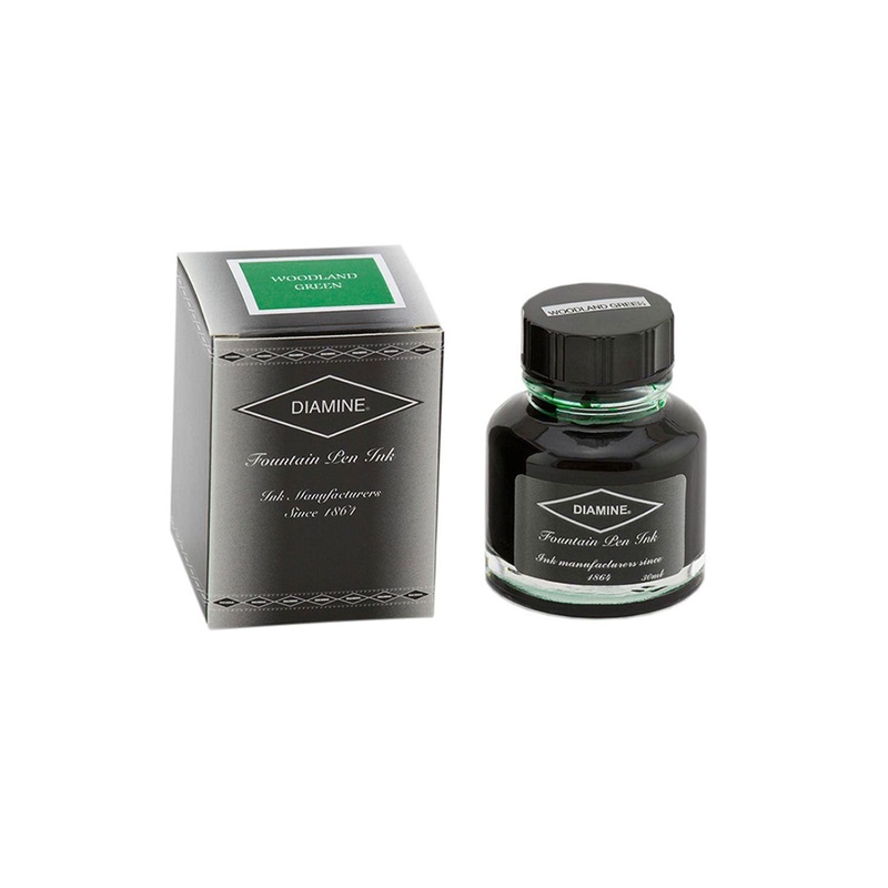 Diamine Woodland Green Ink Bottle - 30ml