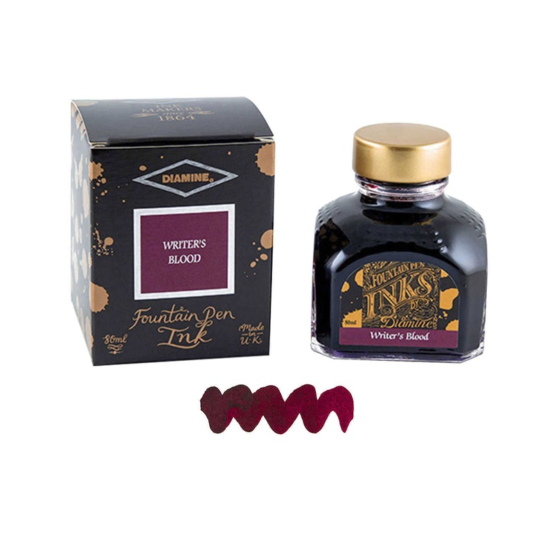 Diamine Writers Blood Ink Bottle - 80ml