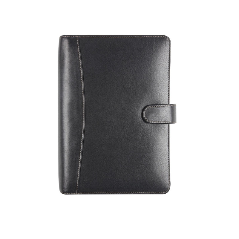 Elan 2025 Business Leather Organizer - Black