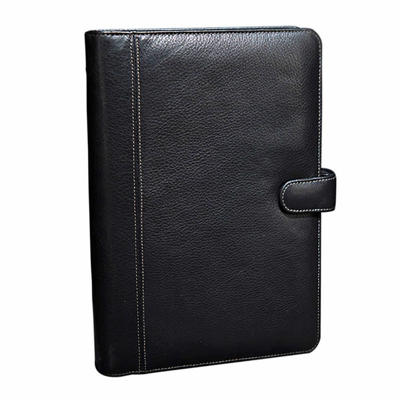 Elan Business Non Leather Undated Journal, Black -  A5+