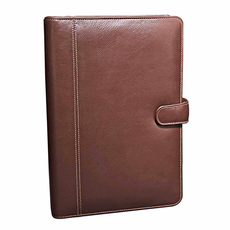 Elan Business Non Leather Undated Journal, Brown - A5+