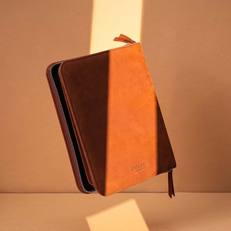 Endless Leather Brown Folio - A5