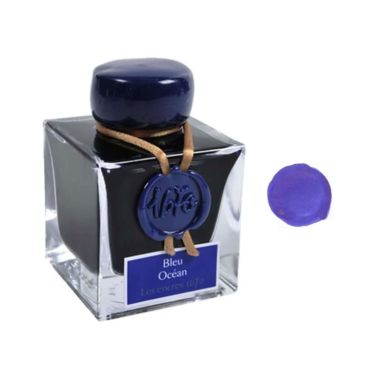J. Herbin 1670 Anniversary Ink Bottle, Bleu Ocean - 50ml