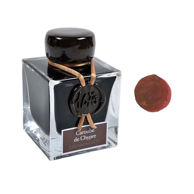 J. Herbin 1670 Anniversary Ink Bottle, Caroube De Chypre - 50ml