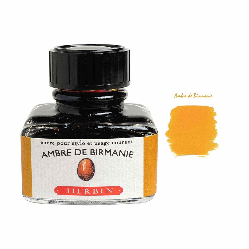 J. Herbin Ambre De Birmanie Ink Bottle - 30ml