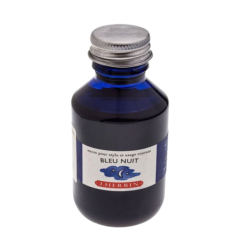 J. Herbin Bleu Nuit Ink Bottle - 100ml