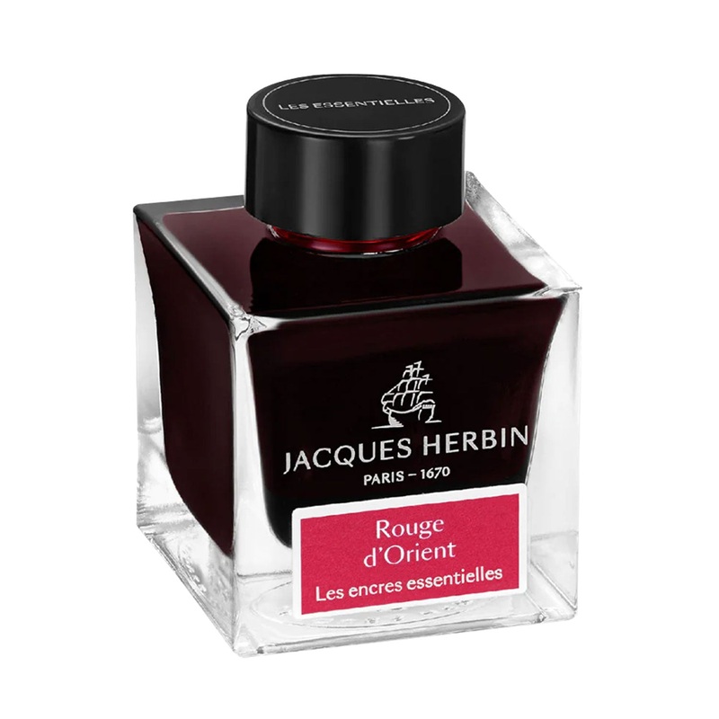 J. Herbin Essentielles Ink Bottle, Rouge D'Orient - 50ml