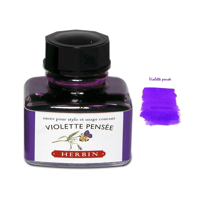 J. Herbin Violette Pensee Ink Bottle - 30ml