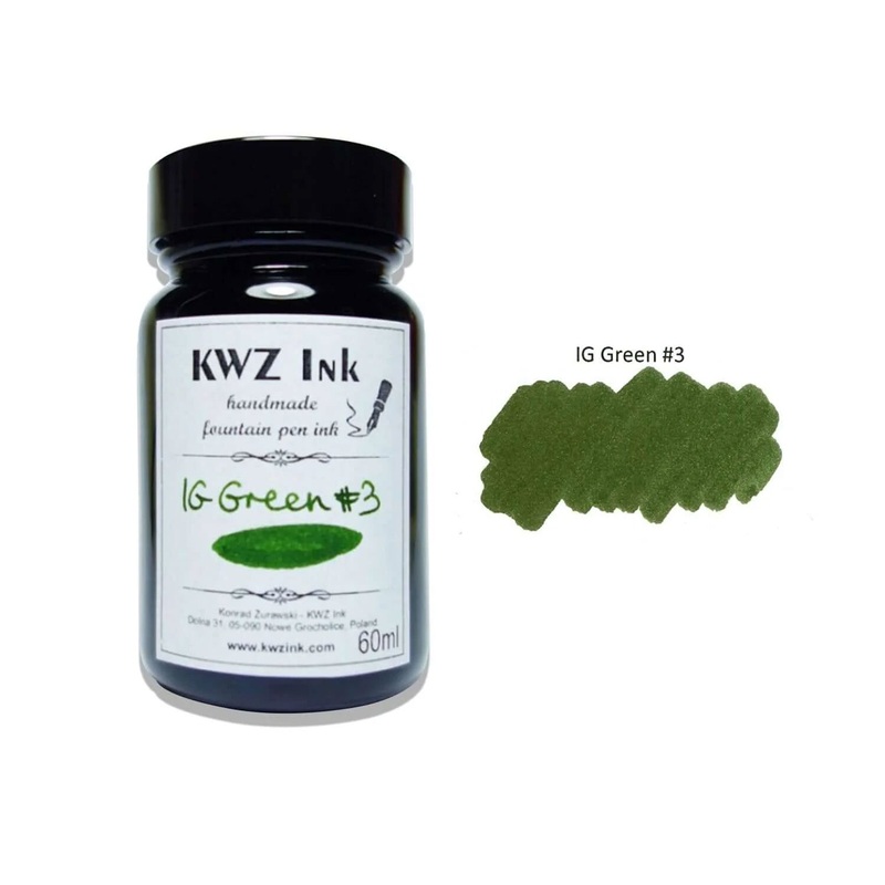 KWZ Iron Gall Green #3 Ink Bottle - 60ml
