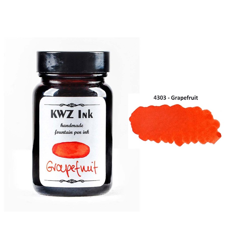KWZ Standard Grapefruit Ink Bottle, Orange  - 60ml