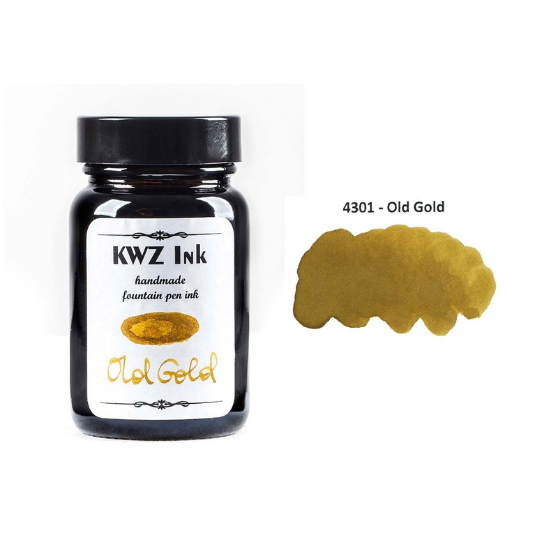 KWZ Standard Old Gold Ink Bottle, Yellow - 60ml
