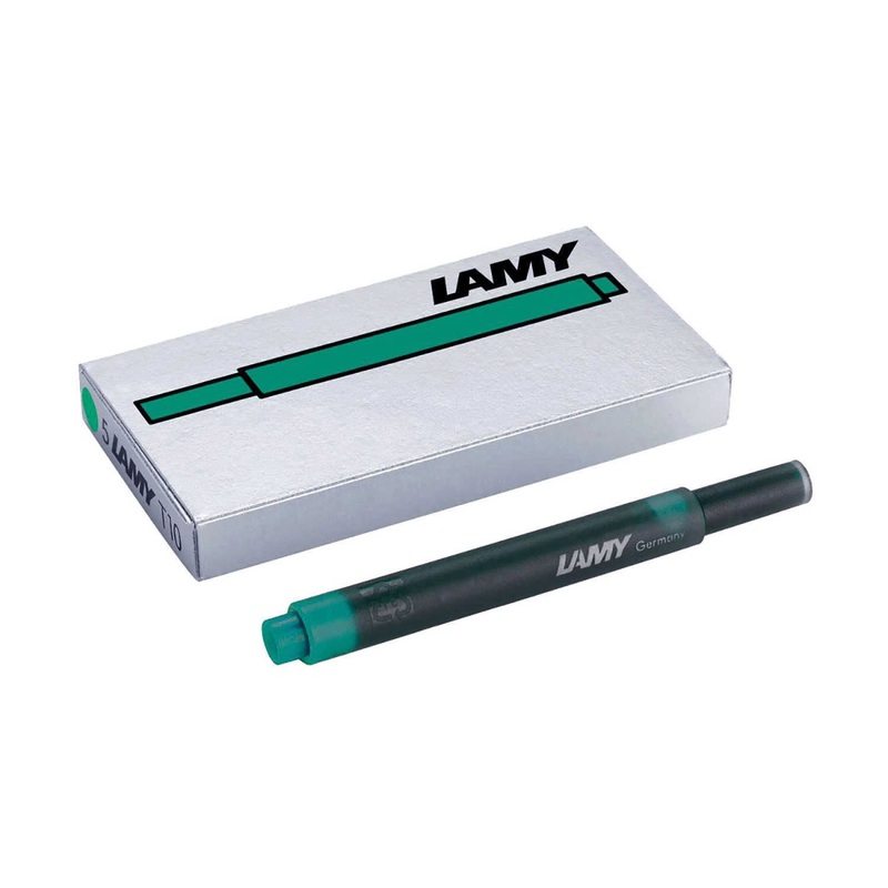 Lamy T10 Ink Cartridges, Lime Green - Pack Of 5
