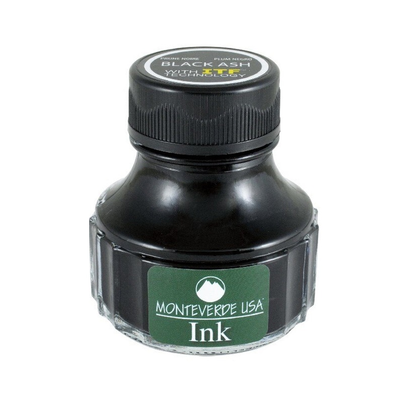 Monteverde Black Ash Ink Bottle - 90ml