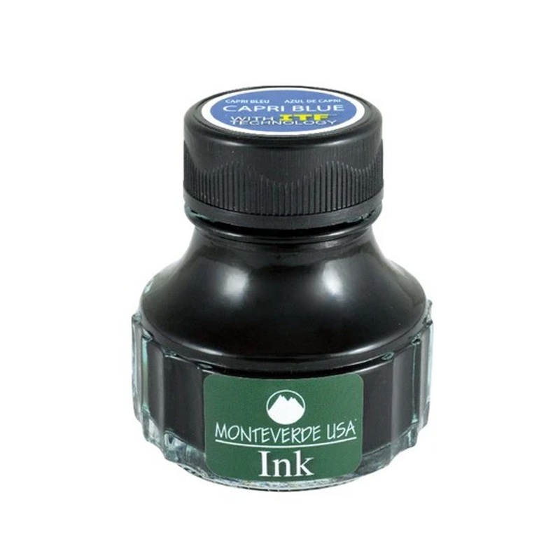 Monteverde Capri Blue Ink Bottle - 90ml