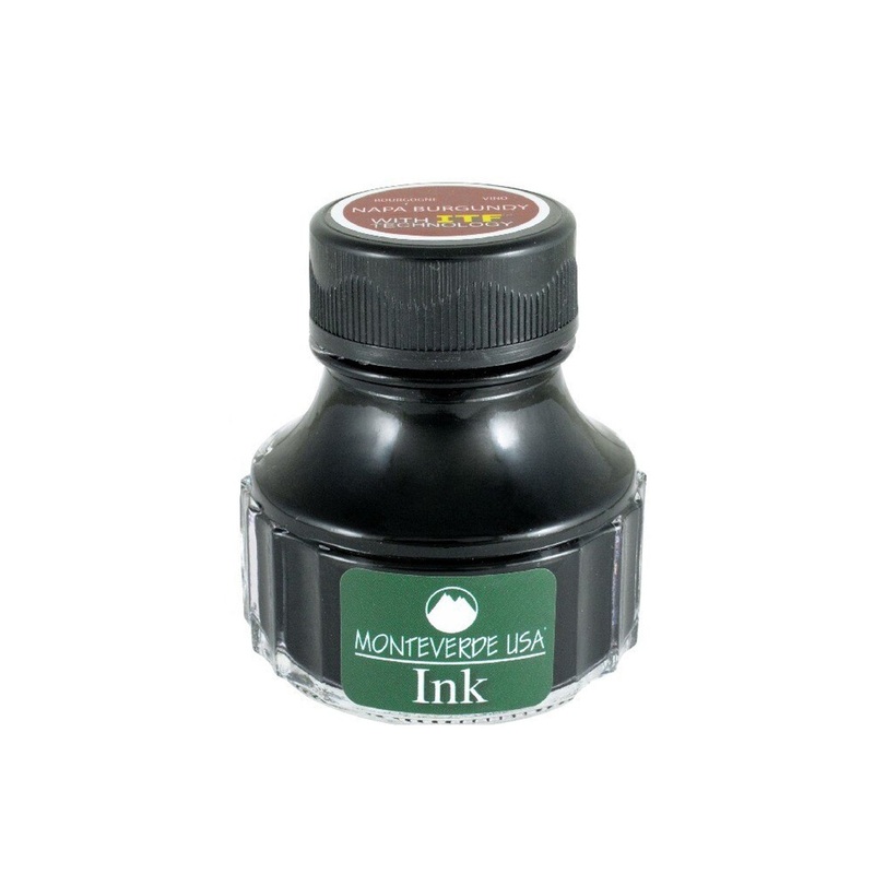 Monteverde Nappa Burgundy Ink Bottle - 90ml