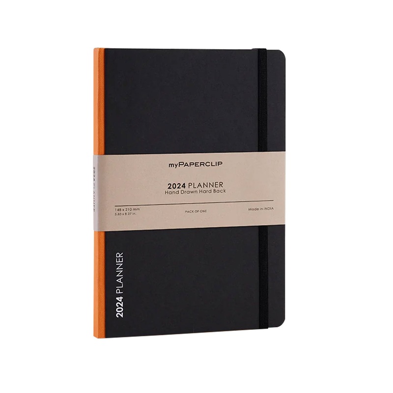 myPAPERCLIP D2 2024 Weekly Planner - Orange