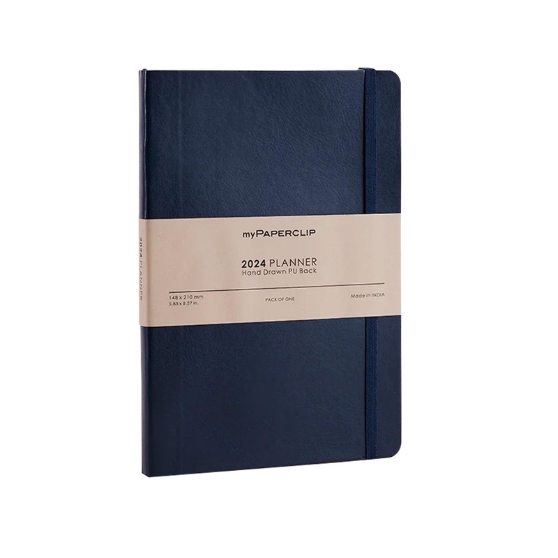 myPAPERCLIP R2 2024 Weekly Planner - Blue