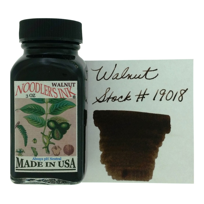 Noodler's 19018 Walnut Ink Bottle, Brown - 88ml