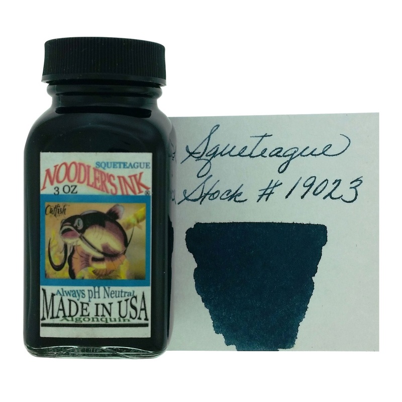 Noodler's 19023 Squeteague Ink Bottle, Turquoise - 88ml