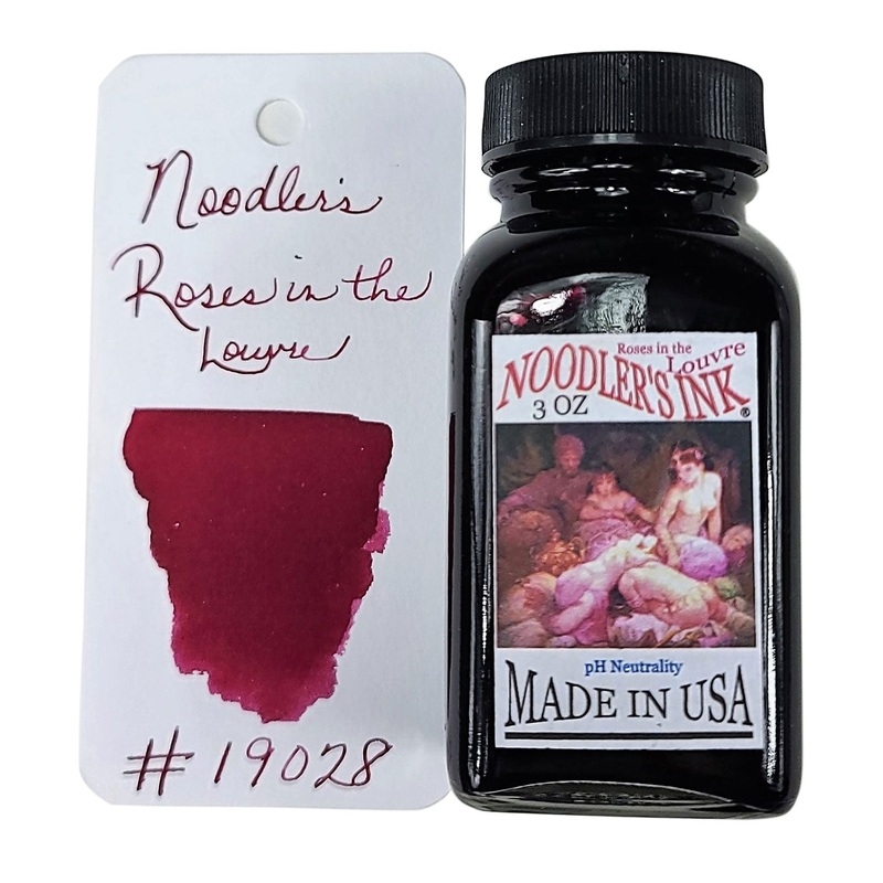 Noodler's 19028 Roses in the Louvre Ink Bottle, Pink - 88ml
