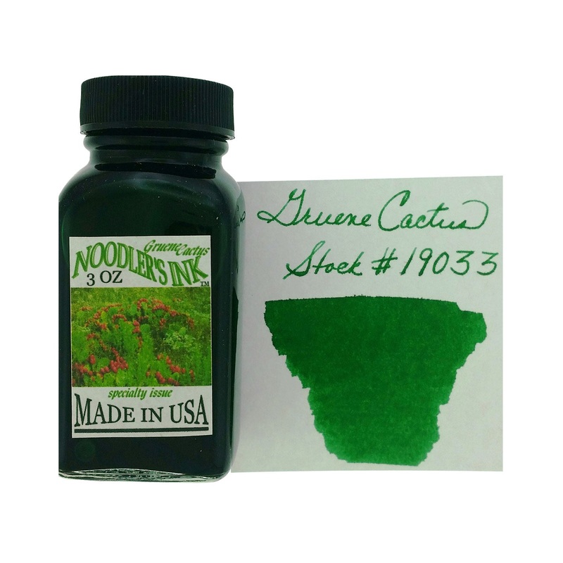 Noodler's 19033 Gruene Cactus Ink Bottle, Green - 88ml