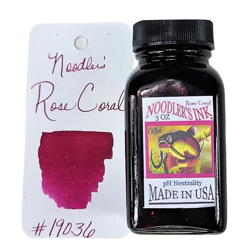 Noodler's 19036 Rose Coral Ink Bottle, Pink - 88ml