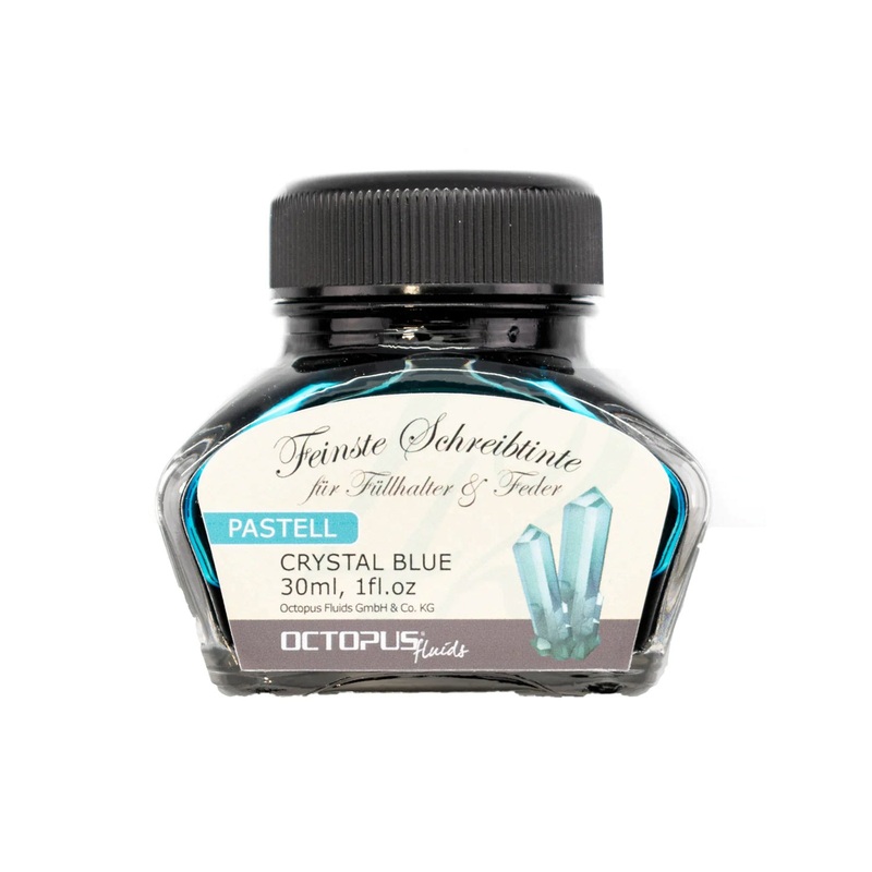 Octopus Pastel Crystal Blue Ink Bottle - 30ml