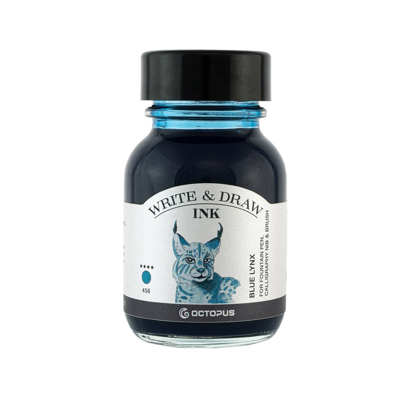Octopus Write & Draw Ink Bottle, Blue Lynx - 50ml