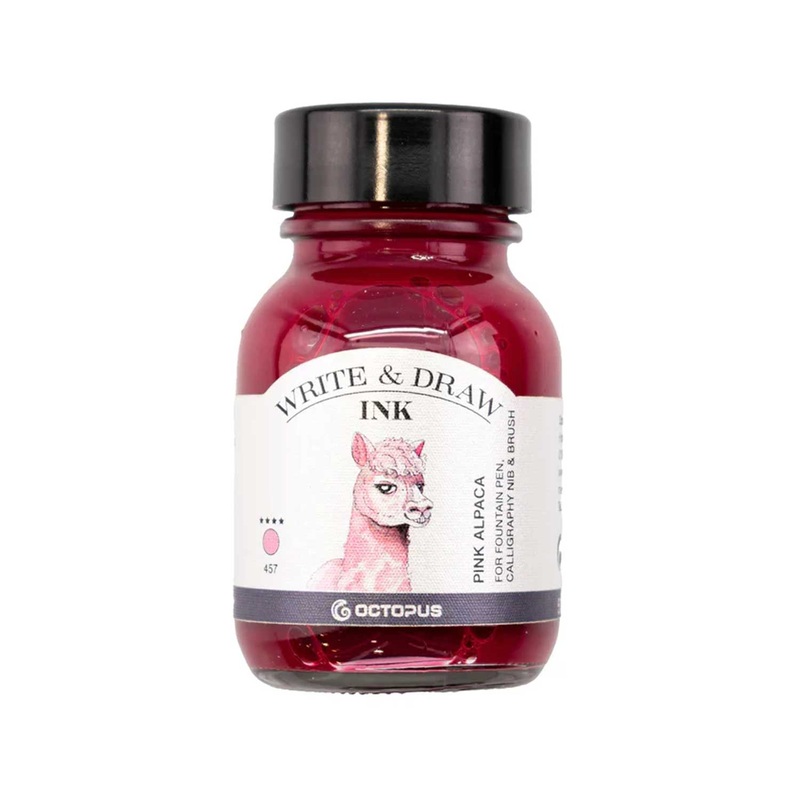 Octopus Write & Draw Ink Bottle, Pink Alpaca - 50ml