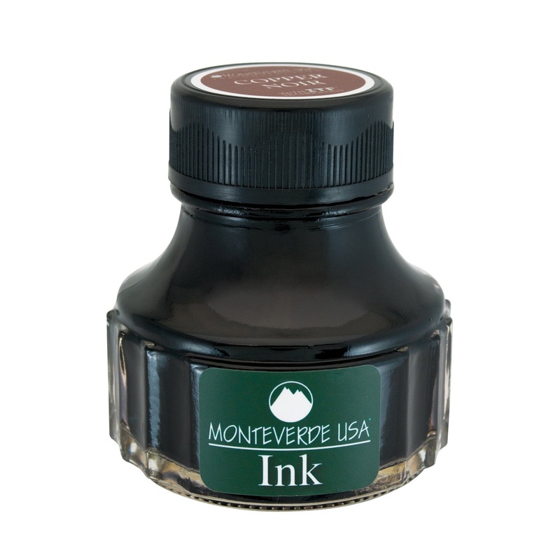 Monteverde Copper Noir Ink Bottle, Brown - 90ml